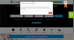 Desktop Screenshot of kiralikvilladatatil.com